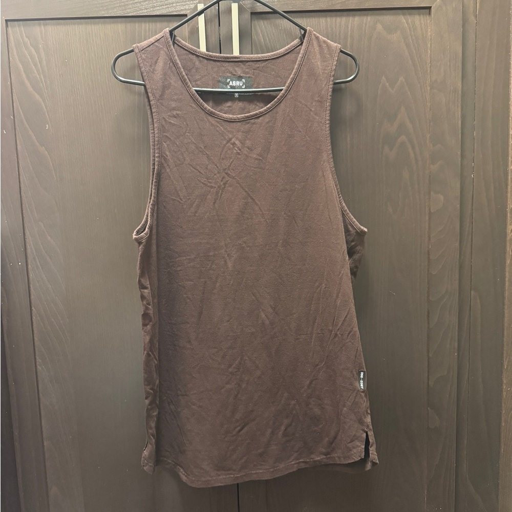Men’s ASRV Aesthetic Revolution Brown Tank Top